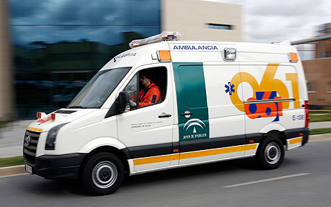 Ambulancia de los servicios sanitarios de EPES.