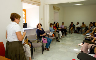 Participantes en una sesión informativa.
