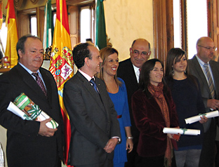 Rafael Rodríguez presidió el acto institucional en Almería con motivo del 28F.