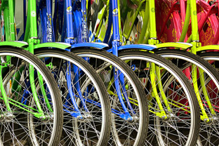 Bicicletas aparcadas.