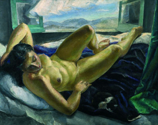 Desnudo en la ventana, de Daniel Vázquez Díaz.
