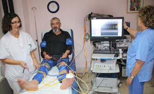 Unidad de Angiología y Cirugía Vascular del Hospital Virgen de la Victoria de Málaga.