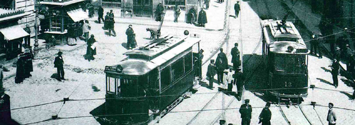 El tranvía comenzó a recorrer el callejero urbano de Granada a principios del siglo XX.