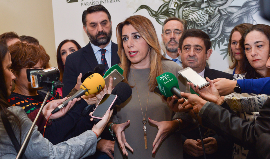 Susana Díaz ha afirmado en Jaén que el próximo martes el Consejo de Gobierno aprobará las ayudas extraordinarias destinadas a los municipios andaluces afectados por las inundaciones.