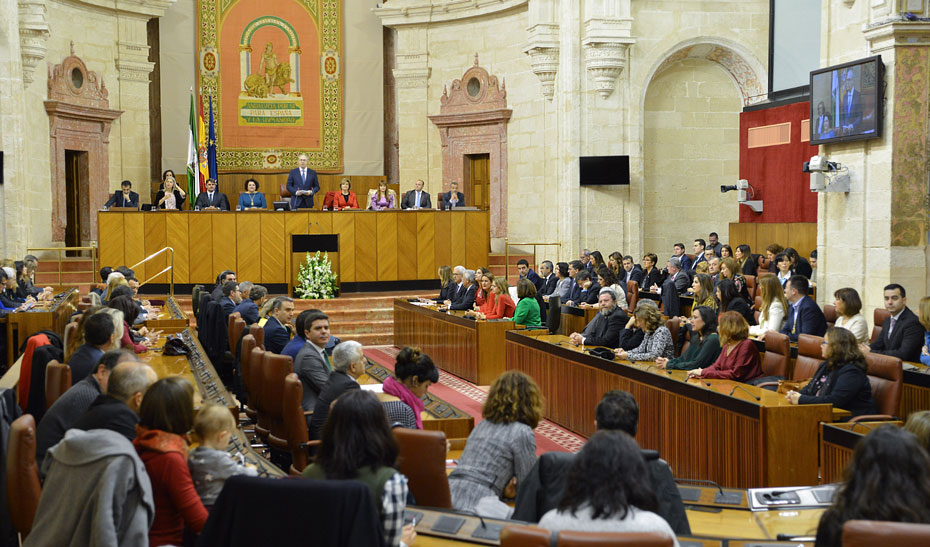 Acto institucional con motivo de la celebración del 28 de Febrero, Día de Andalucía.