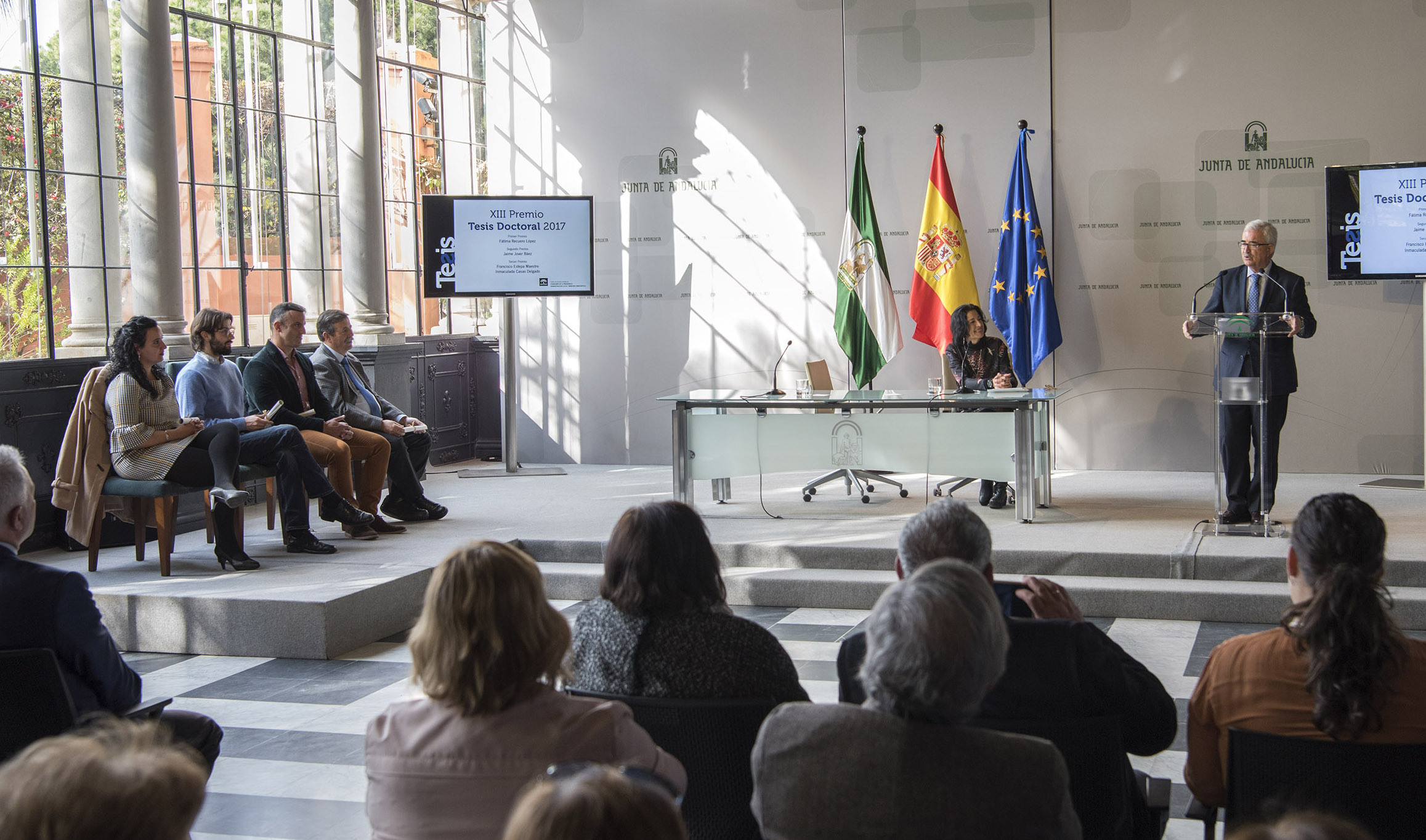 El vicepresidente, en el acto de entrega de los XIII Premios Tesis Doctoral