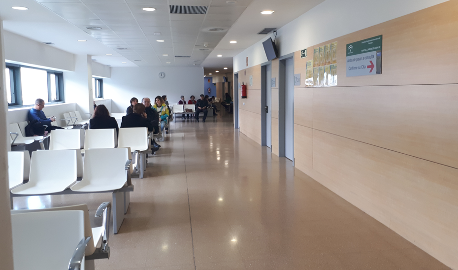 Sala de espera de los nuevos espacios de Oncología.