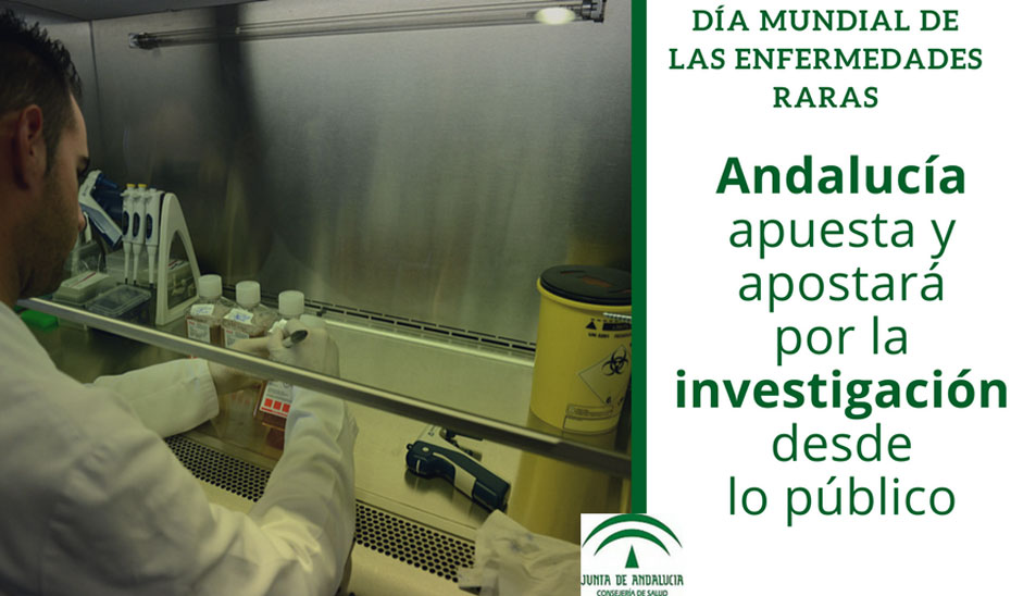 Andalucía apuesta por la investigación en el campo de las enfermedades raras.