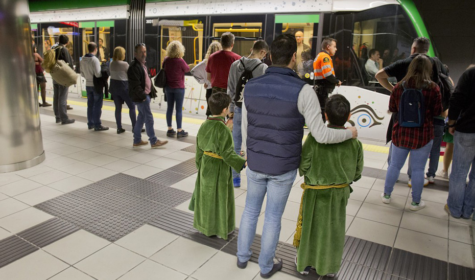 El Metro de Málaga transportó durante Semana Santa a 151.709 viajeros.