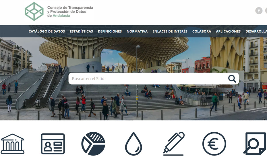 Portal web del Consejo de Transparencia y Protección de Datos de Andalucía.