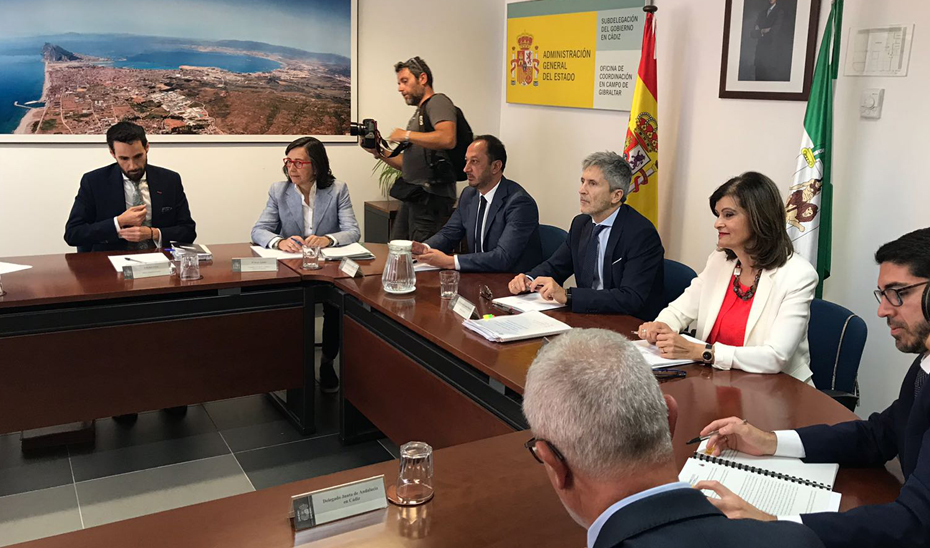 Imagen del encuentro de coordinación migratoria celebrado en Algeciras.