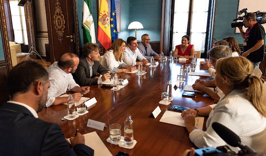 La plataforma ha valorado la actitud del Gobierno andaluz para solucionar los problemas de la agricultura del Condado.