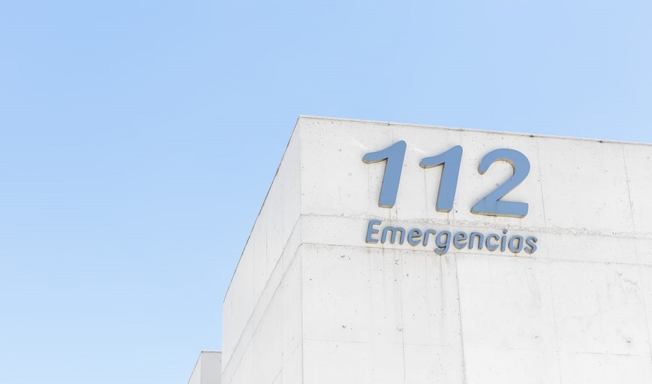 Fachada del centro de Emergencias 112 Andalucía en Sevilla.