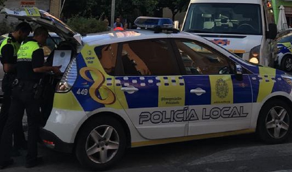 Vehículo de Policía Local de Sevilla.