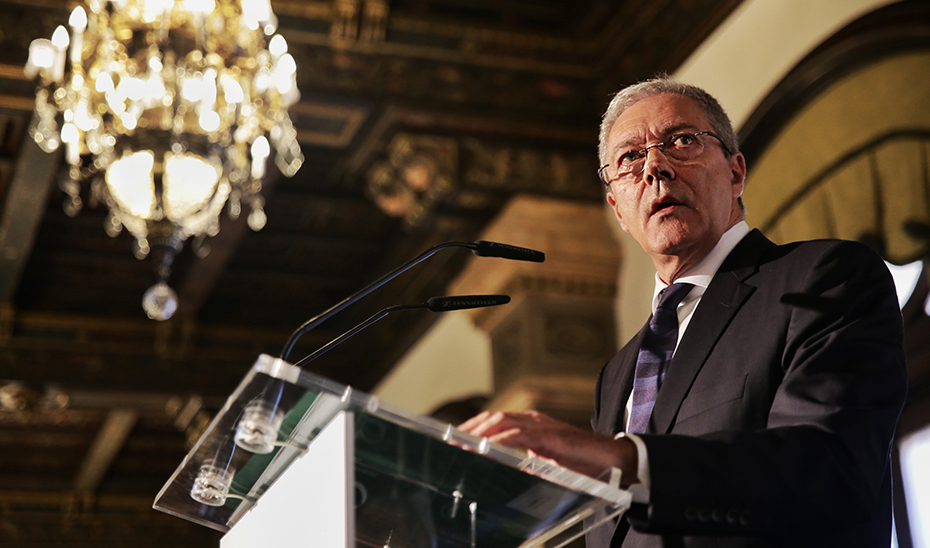 El consejero Rogelio Velasco durante su intervención en el Foro Joly.