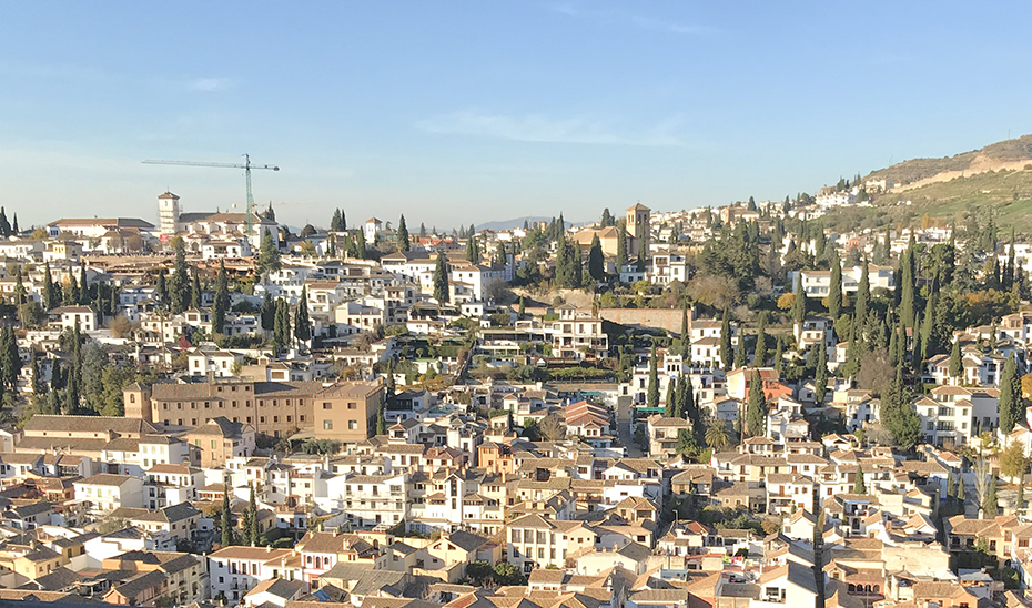 Vista general de la ciudad de Granada.