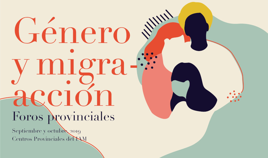 Cartel de los foros provinciales de Género y Migra-acción que se van a celebrar en todas las provincias andaluzas.