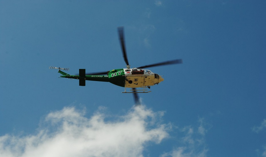 Imagen de archivo de un helicóptero de la Guardia Civil.