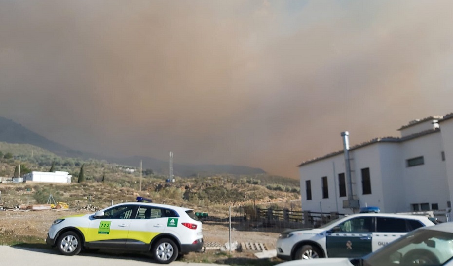 Incendio entre Órgiva, Torvizcón y Almegíjar.