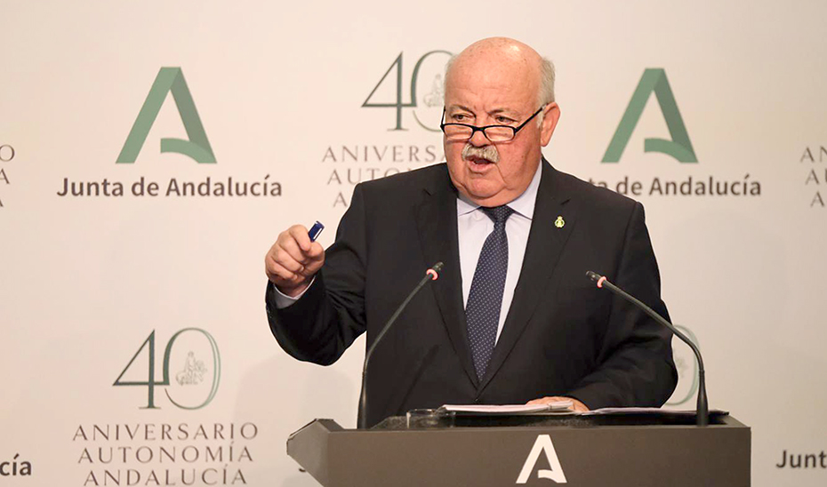 Jesús Aguirre, consejero de Salud y Familias.