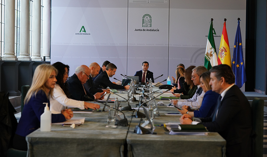 Reunión del Consejo de Gobierno esta mañana presidido por Juanma Moreno.
