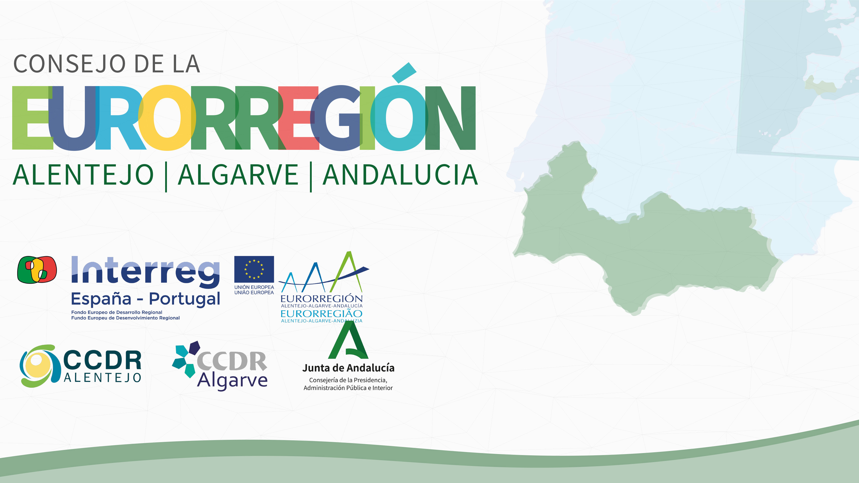 Las regiones afectadas por la Estrategia Territorial son Andalucía y el Algarve el Alentejo portugueses.