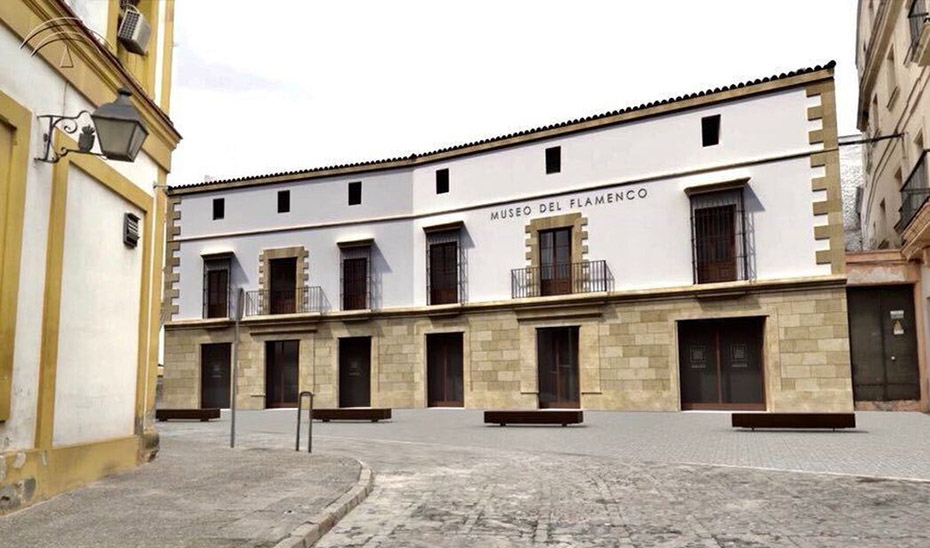 Recreación del futuro Museo del Flamenco de Jerez.