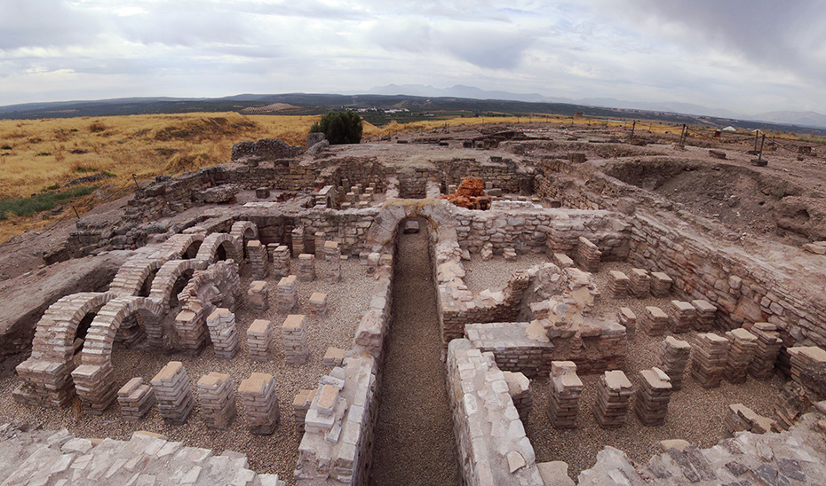 Restps de la antigua ciudad íbero-romana de Cástulo, en Linares.