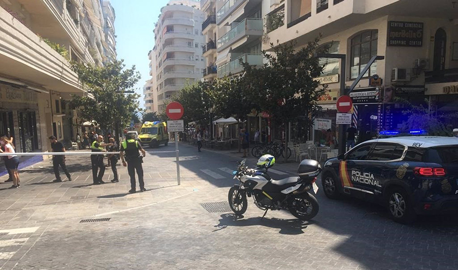 Calle de Marbella donde ha ocurrido el suceso (Agencia EP)