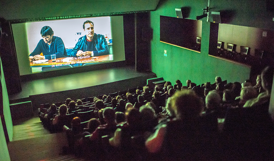 Proyección de la Filmoteca de Andalucía en Granada.