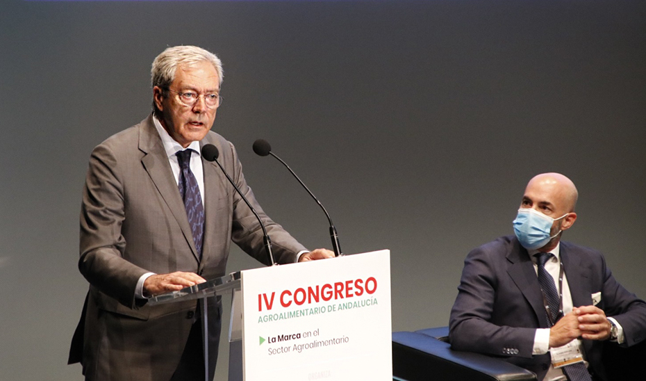 Rogelio Velasco, durante su intervención en el congreso organizado por Landaluz.
