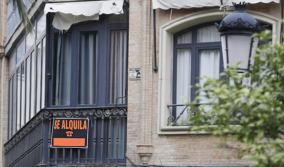 Una vivienda en alquiler. (Foto Archivo EFE)