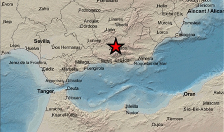 Terremoto registrado en Diezma.