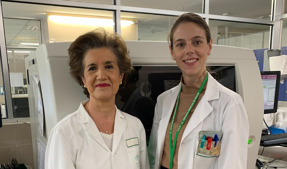 Las especialistas María Ángeles Correa Alonso y Lourdes Domínguez Acosta.
