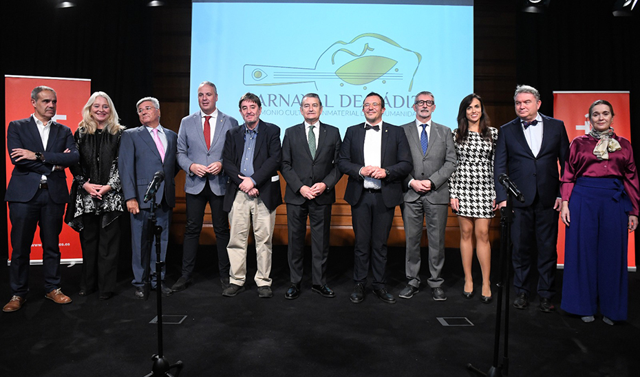 El consejero de la Presidencia, Antonio Sanz, ha participado en el Instituto Cervantes de Madrid en la presentación de esta candidatura junto a representantes de otras administraciones públicas.