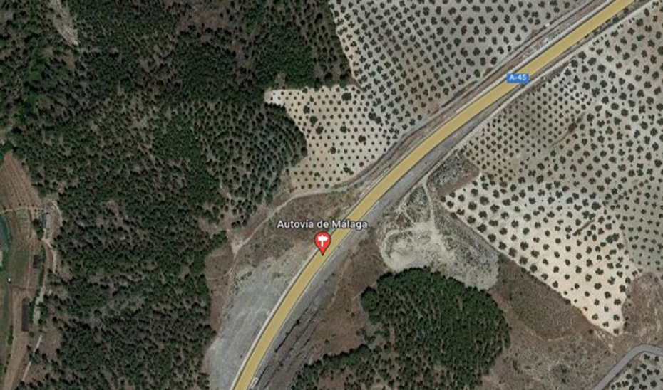 Imagen de Google del lugar aproximado del incidente.