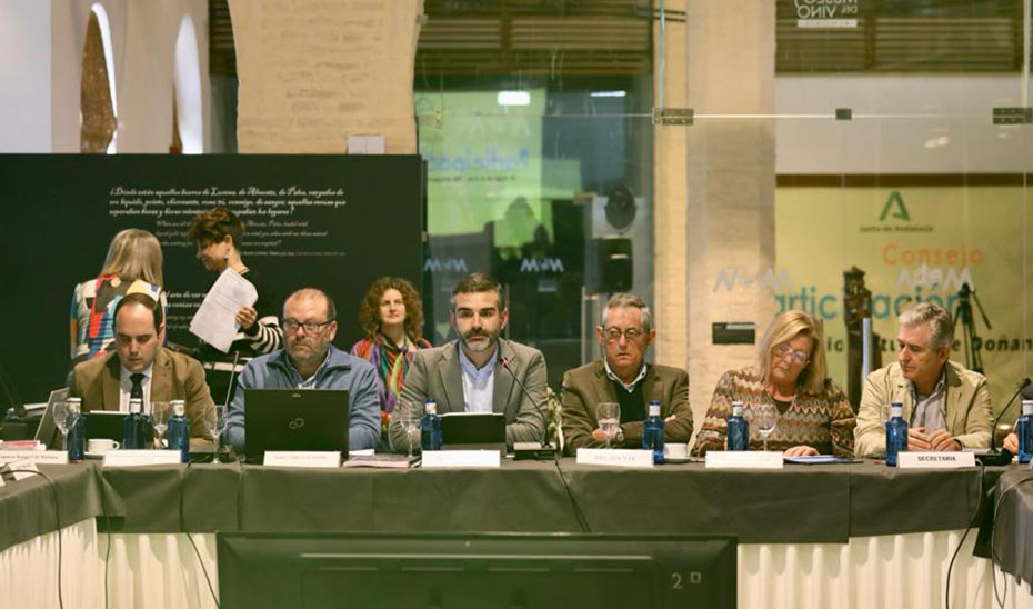 El consejero de Sostenibilidad, Medio Ambiente y Economía Azul, Ramón Fernández-Pacheco, ha participado en el Consejo de Participación del Espacio Natural celebrado este miércoles.