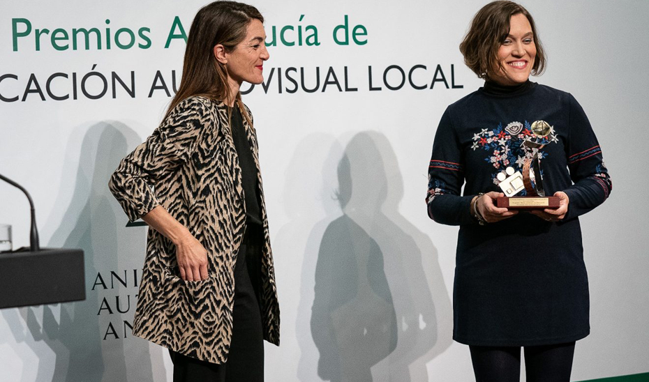 Acto de entrega de los Premios de Comunicación Audiovisual Local en la edición de 2019.