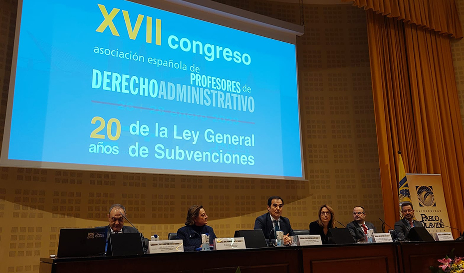 El consejero José Antonio Nieto interviene en el XVII Congreso de la Asociación Española de Profesores de Derecho Administrativo.