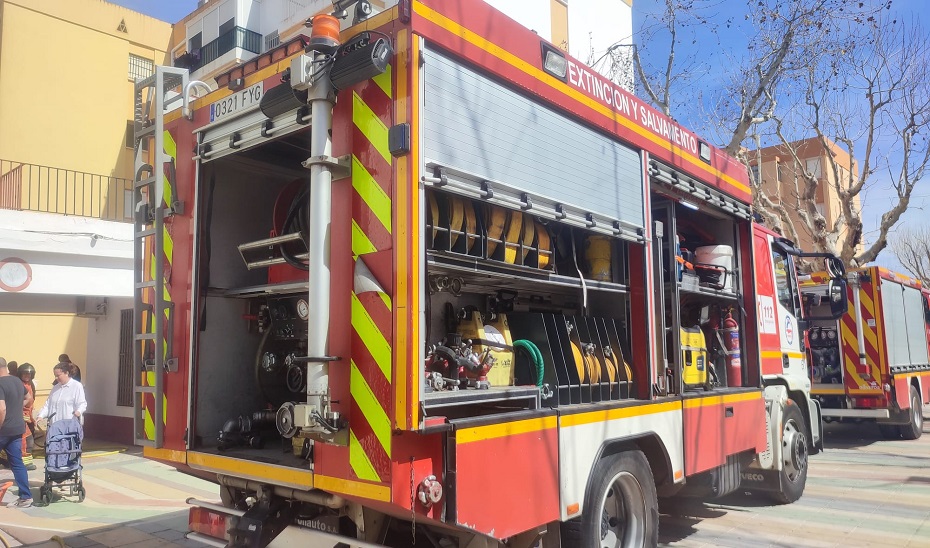 Imagen de archivo de un vehículo de bomberos
