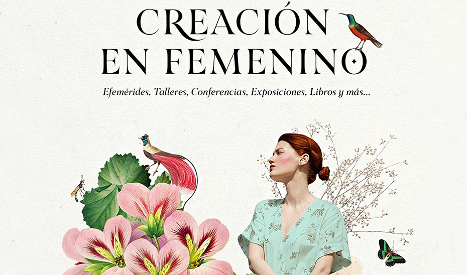 Detalle del cartel de la campaña de impulso a la creación artística y cultural de las mujeres andaluzas del IAM.