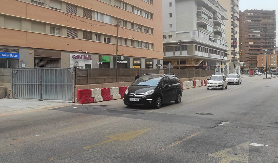 Estado actual de los Callejones del Perchel, en la capital malagueña, zona objeto de la licitación de obras publicada por la Agencia de Obra Pública en su perfil del contratante.