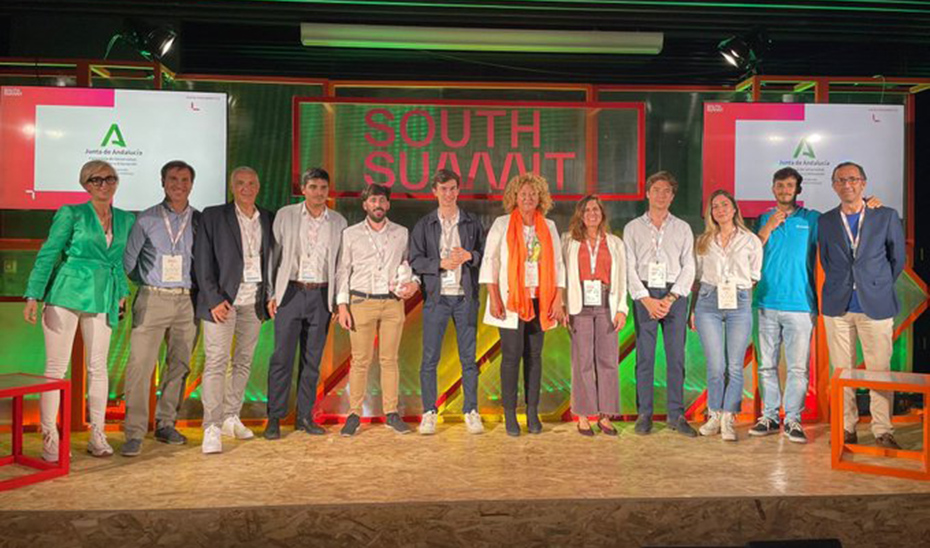 Representantes de startups andaluzas que han acudido a South Summit 2023.