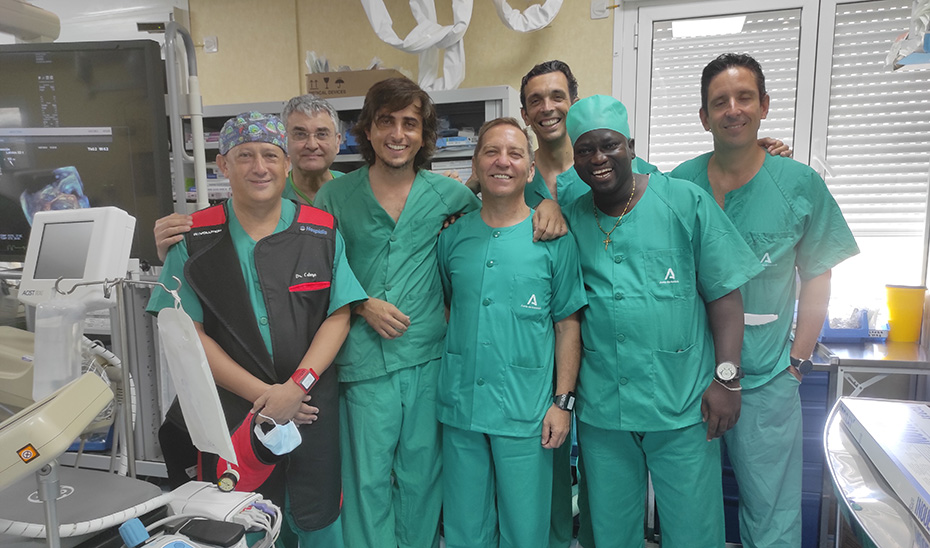 Equipo de Cardiología Intervencionista del Hospital Puerta del Mar de Cádiz.