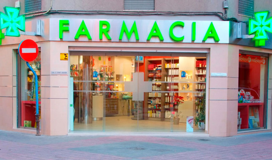 Oficina de farmacia andaluza.