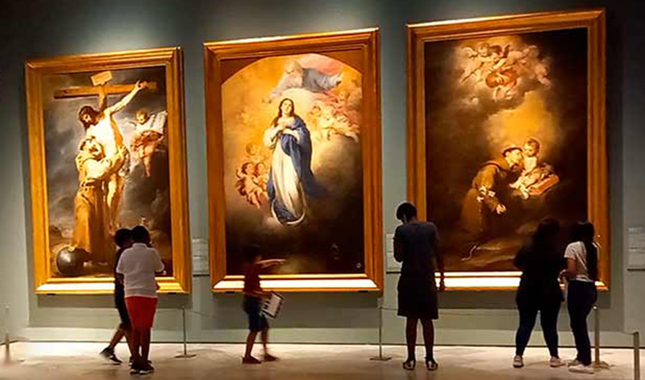 Una de las salas del Museo de Bellas Artes de Sevilla.