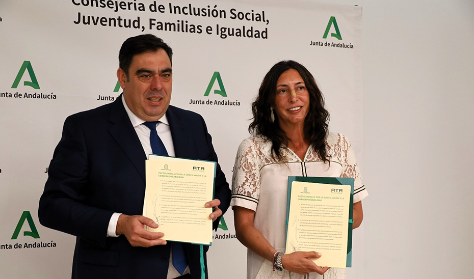 Junta y ATA-A firman el Pacto Andaluz por la Conciliación y Corresponsabilidad