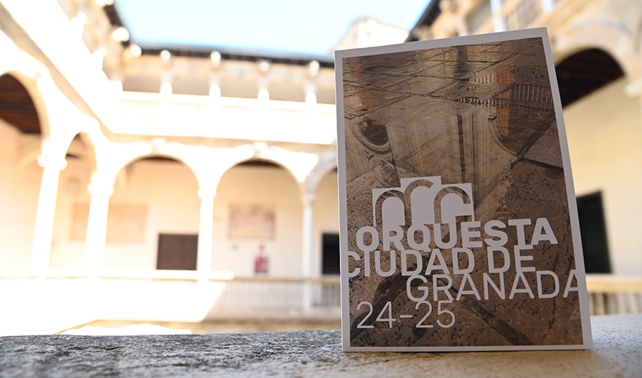 Imagen promocional de la temporada de conciertos 2024-2025 de la Orquesta Ciudad de Granada.