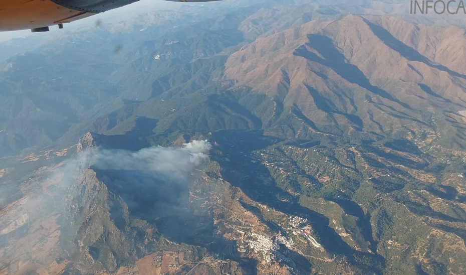 Imagen del artículo La Junta activa la fase de Preemergencia del Plan Infoca por un incendio forestal en Casares