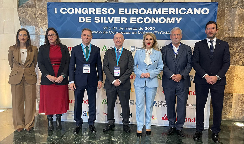 Carolina España ha intervenido en Málaga en el I Congreso Euroamericano de Silver Economy.